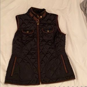 Banana republic black vest